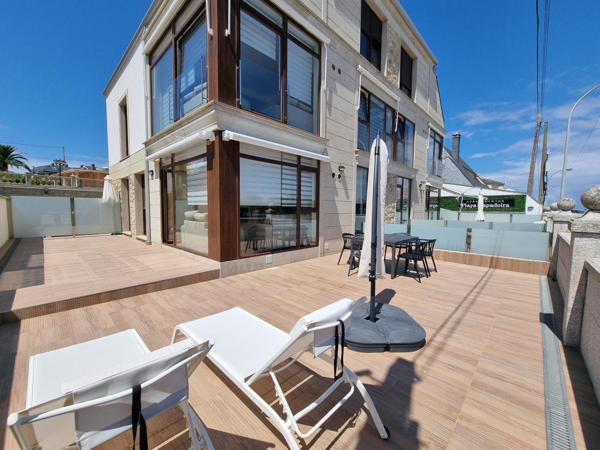 Foz Playa Rapadoira - Bajos Con Terraza Appartement Buitenkant foto