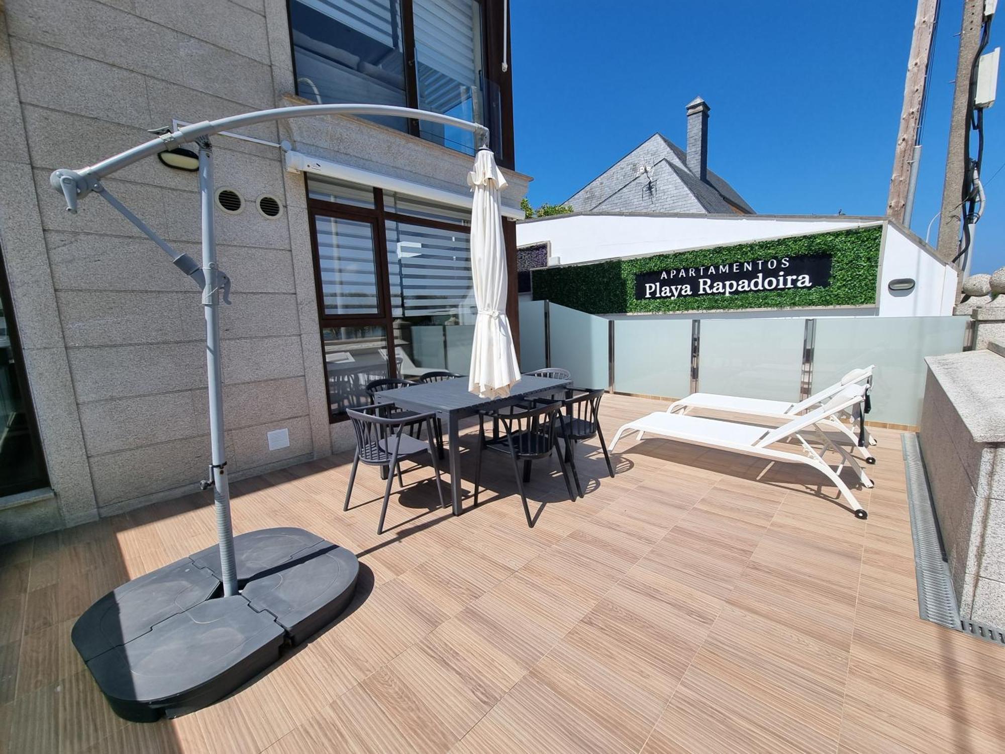 Foz Playa Rapadoira - Bajos Con Terraza Appartement Buitenkant foto