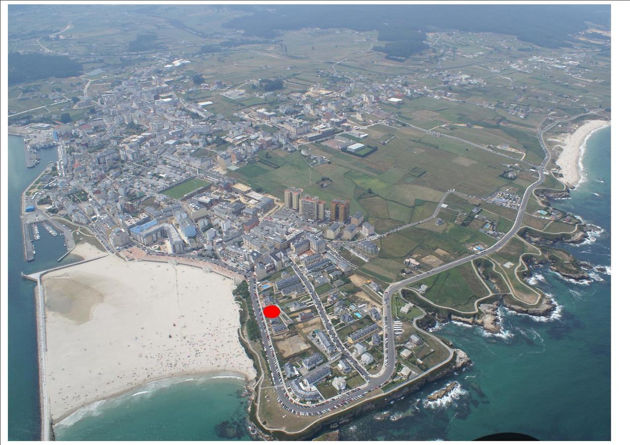 Foz Playa Rapadoira - Bajos Con Terraza Appartement Buitenkant foto